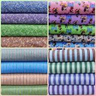 KAIN COTTON 100% CORAK JALUR/KARTUN KAIN CHET 36"(1 METER)