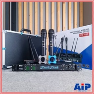 NPE UW-999 ไมค์ลอยคู่ แถมกระเป๋า ไมโครโฟนไร้สาย ถือคู่ UW 999 เอ็นพีอี Wirless Microphone UW999 เอไอ