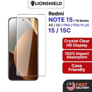 (MY) LionShield Redmi Note 15 Pro Plus/15 Pro/14 Pro Plus/14 Pro/15/15C 4G/5G HD Clear Screen Protec