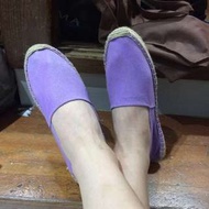 Soludos 紫色草編鞋