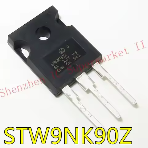 1pcs/lot STW9NK90Z W9NK90Z TO-247 N-CHANNEL 900V - 1.1Ohm - 8A - TO-220/FP-D2PAK-TO-247 Zener-Protec