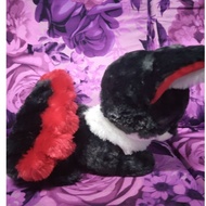 9 tail fox Black plush