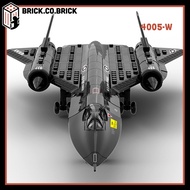 Đồ chơi Lắp ráp Máy Bay Trinh Sát SR-71 Mô hình Máy bay Tên lửa Quân sự SR-71 4005-W