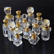 Vintage Crystal Essential Oil Bottle 1-3ml Empty Refillable Perfume Dropper Bottle Car Perfume Bottl