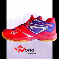 Yonex AE-1GOLD Badminton Shoes (SOLAR RED/DARK GRAPE) (100%Original)