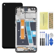 ชุดประกอบดิจิไทเซอร์จอแสดงผล LCD แบบสัมผัสหน้าจอ6.5นิ้วสำหรับ Oppo A72 5G สำหรับ A72 Oppo ขนาด5G พร้