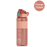 750Ml/1000Ml/1600Ml Tritan Material Water Bottle With Straw Eco-Friendly Durable Gym Fitness Outdoor