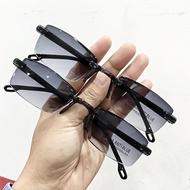 Rimless Sunglasses Anti-Radiation Lens Rimless Sunglasses 915BF