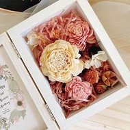 【蒔設計-母親節禮物】日本進口永生乾燥花 紀念花相框