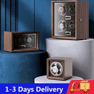Luxury Wood Watch Winder High-End Automatic Watches Box With Mute Motor Watch Cabinet Clock Storage