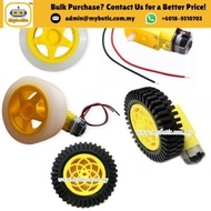 TT Motor With Wire, Sumo Wheel & Silicone Wheel for TT Motor 68mm (1pcs) for Sumo Robot