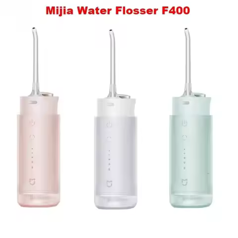 NEW MIJIA Electric Oral Irrigator F400 Portable Water Flosser 200ML 4-Mode Tooth Pick Cleaner Waterp