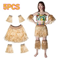2026 New Grass Skirt Set Upgraded Version for Men and Women Gloves and Foot Covers Exquisite Lace In