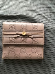 Gucci紫灰色銀包