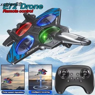 XUTIAN88WL Remote Control Foam Fighter, EPP Foam Gravity Sensing Four Motor Helicopter Toy, Airplane
