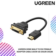 UGREEN HDMI MALE TO DVI FEMALE ADAPTER CABLE 15CM (UG-20136-20136)