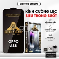 Oppo A38 full screen tempered glass, screen protector - GN STORE