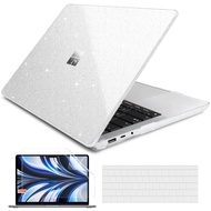 Crystal case For Microsoft Surface go 1/2 12.4-inch with touch bar 2013/1943 Surface 13.5-inch laptop (2/3/4/5) with Metal/Alcantara Material keyboard glitter clear shell