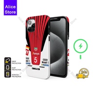 2023 PORSCHE963 LMDH NO5 Phone Case for iPhone 17 Pro Max / iPhone 16 Pro Max / 15 Pro Max / 13 Prot