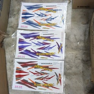 STICKER BODY STRIPE COVERSET (2) SUZUKI RG RG SPORT