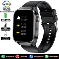 2025 New Smart watch men Amoled For huawei Bluetooth call blood pressure health watch women sport he