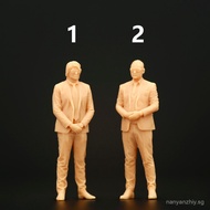[Uncle Hai]1:64Bodyguard Figure Miniatures1:43White Mold Scene Micro Photography Miniature Figure A3