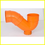Thick Type PVC Orange Ptrap P-Trap P Trap 2" 3"