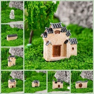 ROTUR Mini Old City Gate, Decorative Chinese Style Mini Resin House, Ancient Building House Models R