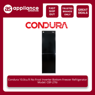 Condura 10.0cu.ft No Frost Inverter Bottom Freezer Refrigerator CBF-276i