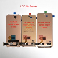 จอแสดงผลหน้าจอ LCD Oled ของแท้สำหรับ Google Pixel 9 G2YBB + กรอบดิจิไทเซอร์สัมผัสสำหรับ Google Pixel