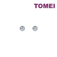 TOMEI Akoya Pearl 7mm Earrings,White Gold 750