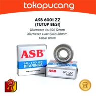 Bearing 6001 ZZ Laker Laher 6001 ASB 6001zz
