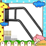 39A- Handrails Iron Handrails for Outdoor , 1 to 3 Steps Stairs Wall Mounted for the Elderly, Disabl
