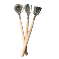 Crafty Sandok Big Set Ladle Big Wood Handle