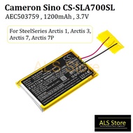[Cameron Sino] Battery SteelSeries Arctis 1 Arctis 3 Arctis 7 Arctis 7P Wireless Gaming Headset - AE
