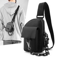 New Style Men’s Chest Bag 2023 Korean Waterproof Oxford Cloth Sling Bag Sports and Leisure