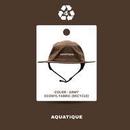 AQUATIQUE - BUCKET - ECONYL ARMY - หมวกดำน้ำ หมวกเล่นน้ำ หมวกเซิร์ฟ เดินป่า แคมป์ปิ้ง กันแดด กันยูวี