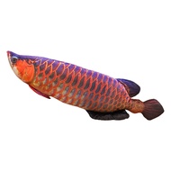 Fish Plush Pillow Soft Back Cushion Golden Arowana Red Carp Doll Plushies Companion Sleep Pillow Stu