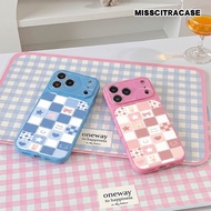 PATEL CHECKERED TWISTER CANDY COLORS CASE FOR REALME 15 16 C12 C15 C17 C20 C20S C21 C21Y C25 C30 C30