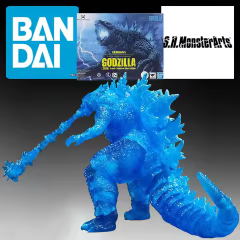 BANDAI Original S.H.MonsterArts Godzilla limited edition color scheme Anime Action Figures Toys For 