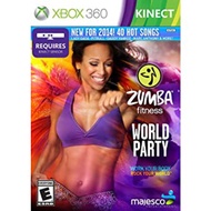 Xbox 360 Kinect Game Zumba Fitness World Party Gold Dvd (Mod)