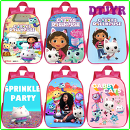 DTJYR Kawaii Kids Gabby Cats School Bags Kindergarten Bag Anime Gabby's Dollhouse Backpacks Girls Preschool Rusksack Children Backpack RHRET