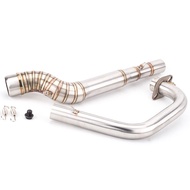 สำหรับ Suzuki Raider 150 Raider 150fi R150 รถจักรยานยนต์ท่อไอเสียด้านหน้าท่อกลางท่อกลาง