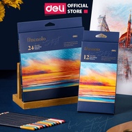 Bút chì màu gốc dầu hộp giấy chuyên nghiệp Deli - 24/36/48/72 màu - EC131