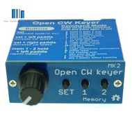 Open CW Keyer MK2 Finished with Aluminum Shell CW Keyer MK2 KIT CW Speed Adjustable From 1 to 999 WP