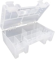 WYAN Battery Storage Box - Pack of 2 Plastic Battery Boxes, Each Can Be Stored, 20 x AA Batteries + 