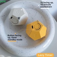 JANRY Automatic Rotating Timer, 2 Volume Adjustable 12-hedron USB Rechargeable Timer, LED Screen 1/3