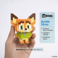 [Ready Stock] LS BRICKS Cartoon Micro Blocks Cute Animal Desktop Deco Mini Bricks Toys Gift