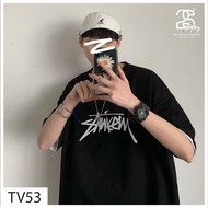 Clothing StreetWear Unisex Cotton Oversize Wide Form Cheap T-shirt Printed Masculine TV53