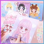DIY Change Sticker Book Make up Decoration Skills/DIY Sticker Book/DIY Sticker Activity Book